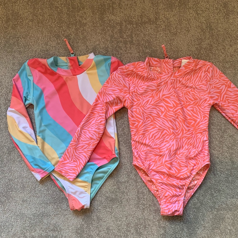 Two F4A nearly new 3T swimsuits!